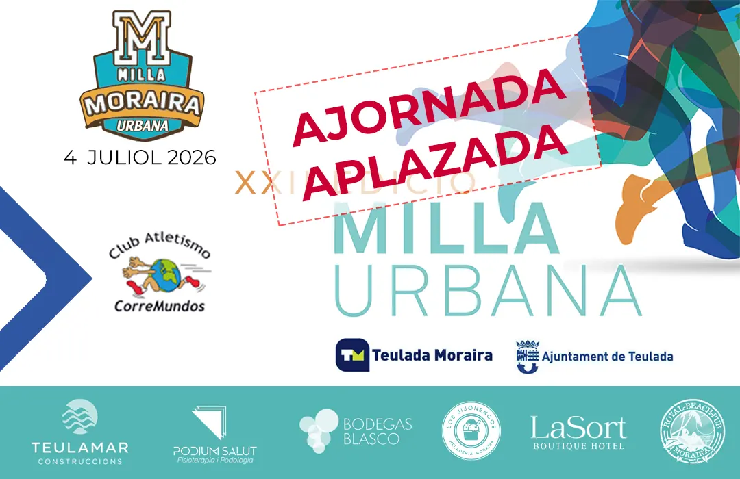 Milla urbana Moraira 2026